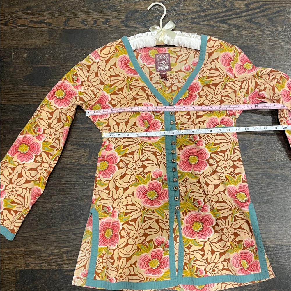 Lucky Brand Women’s Floral Long-Sleeved Top (s) - Picture 4 of 6